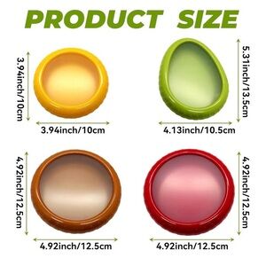 4-Piece Reusable Produce Containers BPA-Free, Veggie Saver NEW